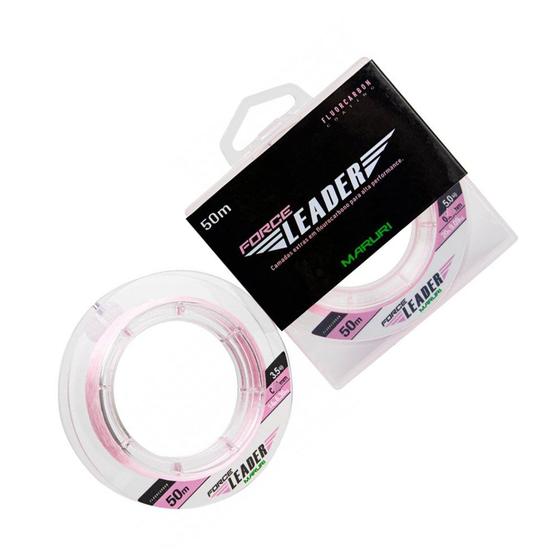 Imagem de Linha Maruri Force Leader 50m 0,52mm - Pink Cristal