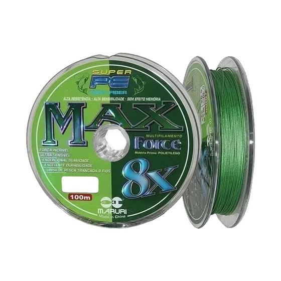 Imagem de Linha Maruri Multi Max Force Verde  8X 0,24mm 100m 