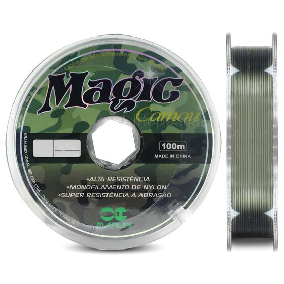 Imagem de Linha Monofilamento Magic Camou 0,15mm 3,9lbs/1,8kg - 100 Metros