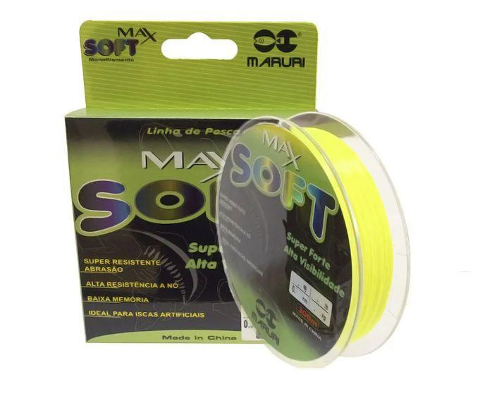 Imagem de Linha monofilamento maruri max soft 300m 0,52mm verde limão