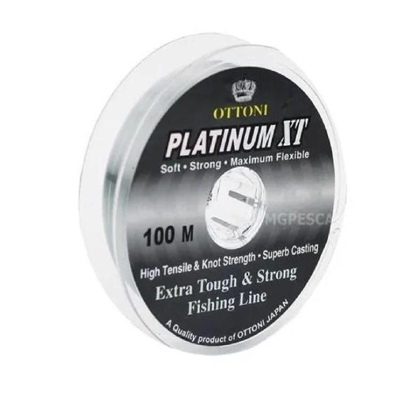 Imagem de Linha Monofilamento Platinum Xt - 0,40Mm 43,1Lb 100 Metros