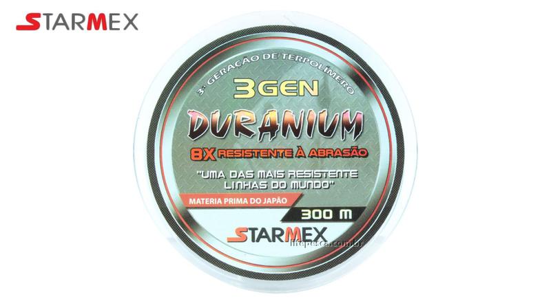 Imagem de Linha Monofilamento Starmex Duranium 0.22mm 13lb/6,33kg 100m - Várias Cores