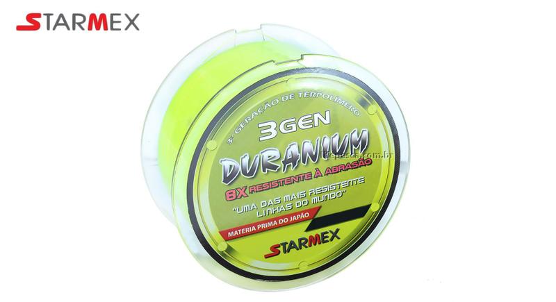 Imagem de Linha Monofilamento Starmex Duranium 0.28mm 17lb/8,28kg 100m - Várias Cores