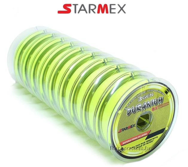 Imagem de Linha Monofilamento Starmex Duranium 0.50mm 50lb/24,35kg 100m - Várias Cores