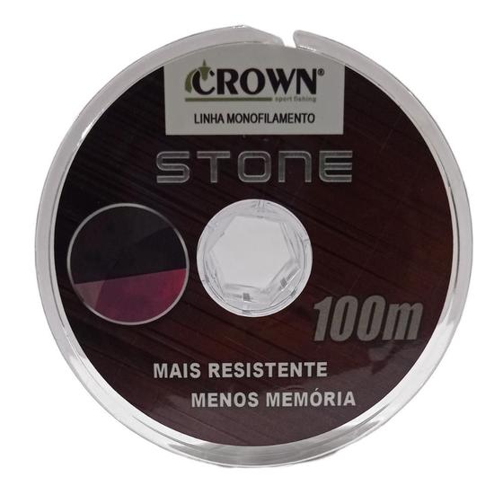 Imagem de Linha Monofilamento Stone 0,52mm 100mts - Crown