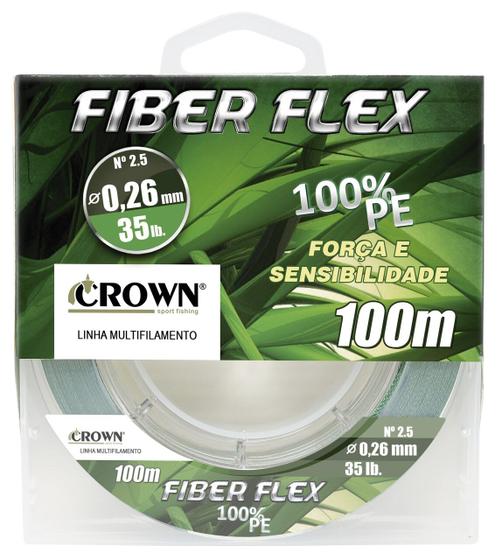 Imagem de Linha Multi Crown Fiber Flex 4X 100m Verde