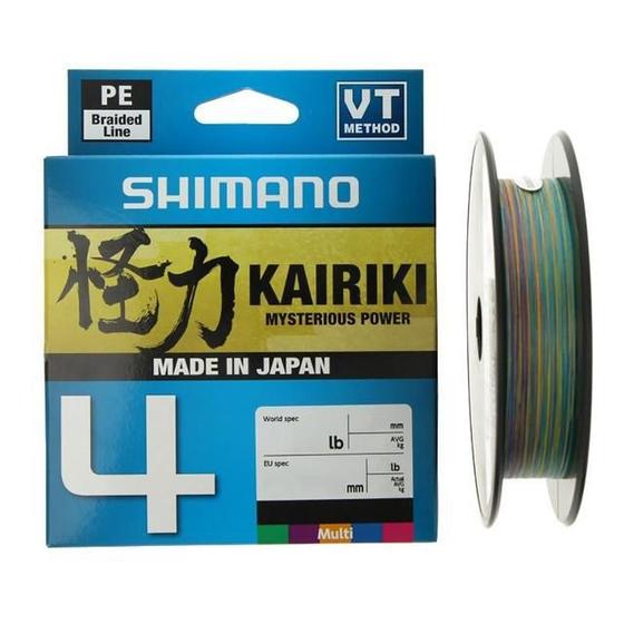 Imagem de Linha Multi Shimano Kairiki 15Lb 0.160Mm 150M Multi Color