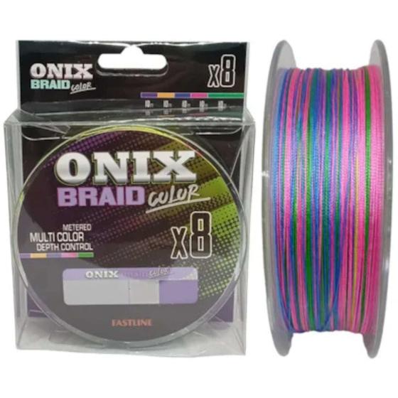 Imagem de Linha Multicolor de Pescaria Pesca Fastline Onix Braid Color X8 5 65lb 300m