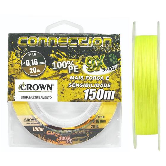 Imagem de Linha Multifilamento Connection 9x Yellow (150m)