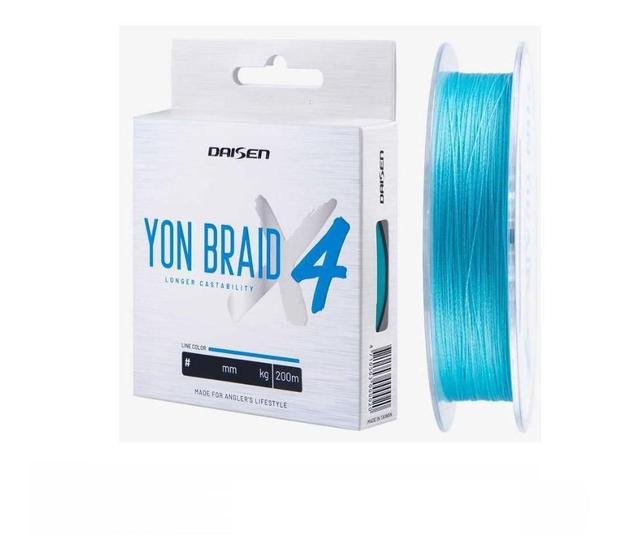 Imagem de Linha Multifilamento Daisen Yon Braid 4X 0,15Mm 12Lbs 200M