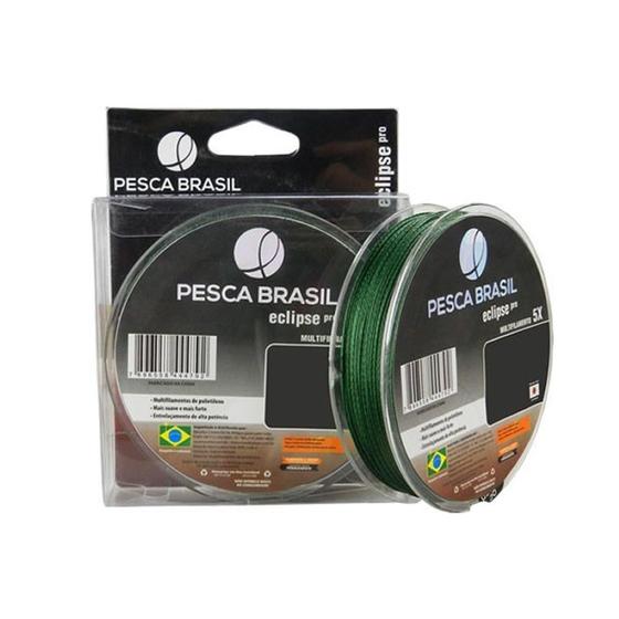 Imagem de Linha Multifilamento Eclipse Pro 5 Fios 0.16mm 150m Verde - Pesca Brasil