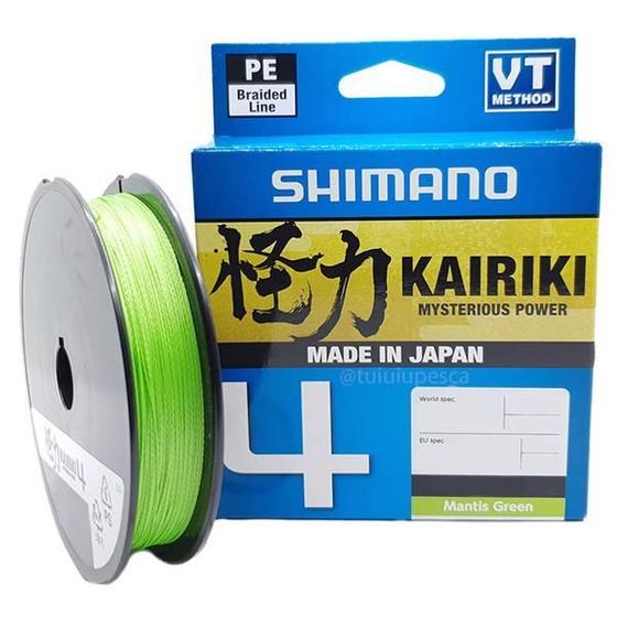 Imagem de Linha Multifilamento Kairiki Shimano 4 Fios 215Mm 25Lb 150M