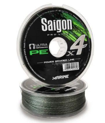 Imagem de Linha multifilamento marine sports x4 saigon army green 0,15mm 15lbs 100m