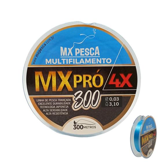 Imagem de Linha Multifilamento MX Pró 300m - Azul