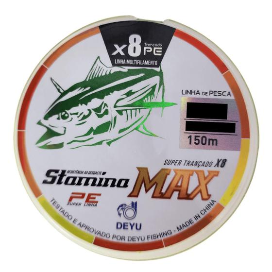 Imagem de Linha Multifilamento Pesca 8X Max 100m Amarela