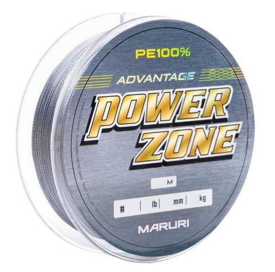 Imagem de Linha Multifilamento Power Zone 4X Cinza 0,27mm 100M (Maruri)