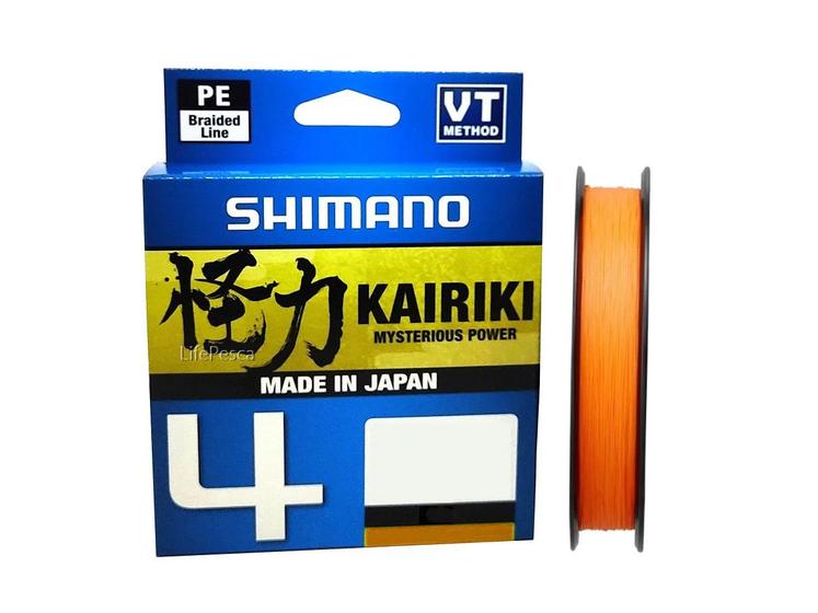 Imagem de Linha Multifilamento Shimano Kairiki 4X 0,20mm 20lbs/9,1kg - 150 Metros