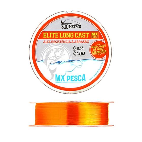 Imagem de Linha MX Pesca - Elite Long Cast 300m - Laranja