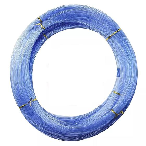 Imagem de Linha nylon pesca meada 1,40mm 140mm azul claro 100 metros