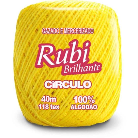 Imagem de Linha para Bordar Rubi 5 40m Cor 1240 Círculo - Circulo