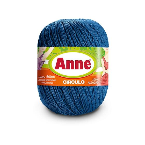 Imagem de Linha para Crochê c/ 500m Anne - Cor 2770 Azul Clássico