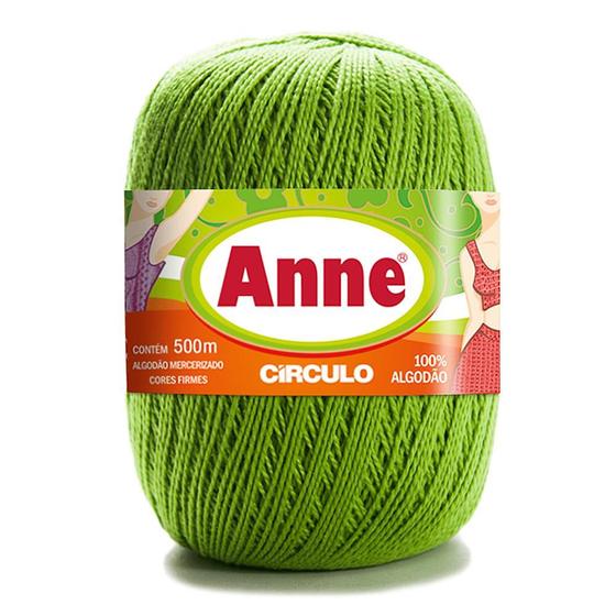 Imagem de Linha para Crochê c/ 500m Anne - Cor 5203 Verde Greenery