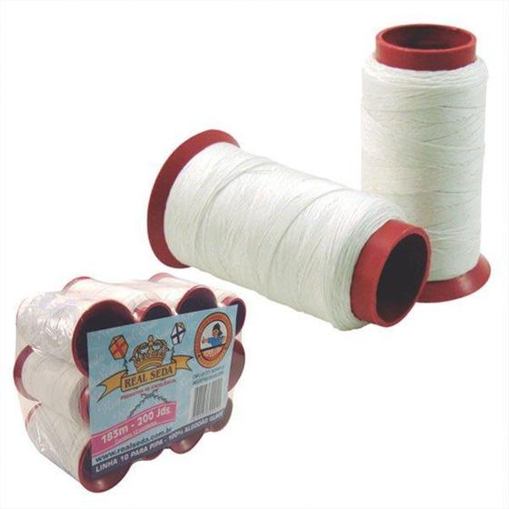 Imagem de Linha Para Pipa N.10 C/182Mts. 200 Jardas Pct.C/12 Real Seda
