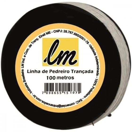 Imagem de Linha Pedreiro Lm Trancada C/100Mt - Kit C/12 Unidades