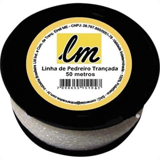 Imagem de Linha Pedreiro Lm Trancada C/ 50Mt - Kit C/12 Unidades