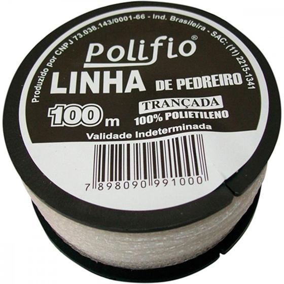 Imagem de Linha Pedreiro Polifio Trançada C/100Mt - Kit C/12 Unidades