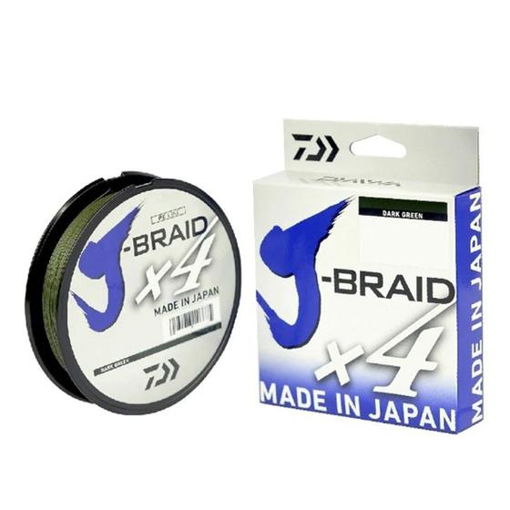 Imagem de Linha pesca daiwa j-braid x4 d.g 20lb 135m 0,21mm 