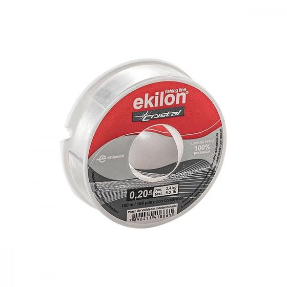 Imagem de Linha Pesca Ekilon Branca 0,20Mm X 100M  47001 ./ Kit Com 20