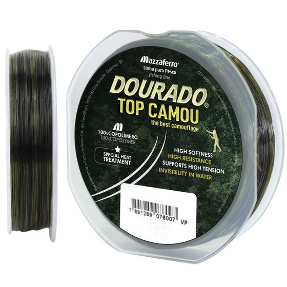 Imagem de Linha Pesca Esportiva Dourado Mono Top Camou Mazzaferro