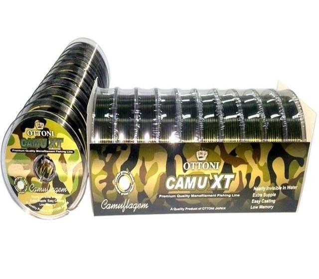 Imagem de Linha Pesca Monofilamento Camu Xt 0,30mm 1000m Camuflada