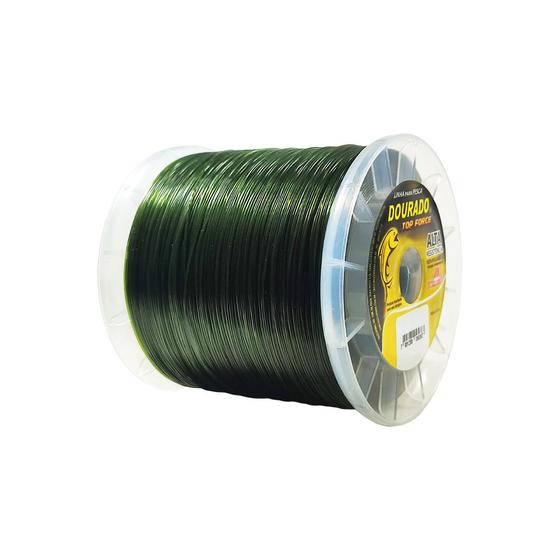 Imagem de Linha Pesca Monofilamento Mazzaferro Dourado Top Force 500gr 0.80mm Verde Oliva