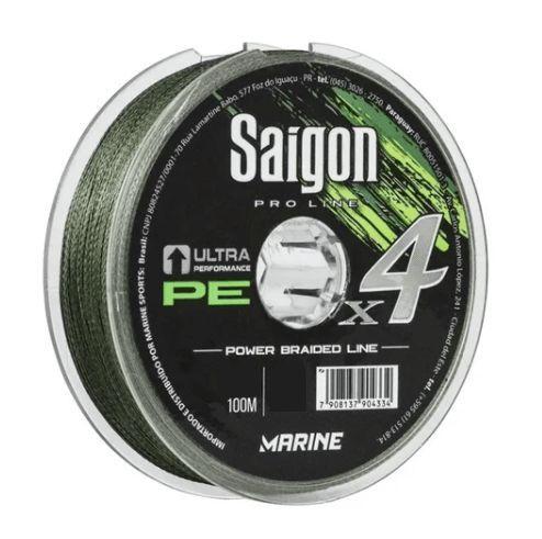 Imagem de Linha Pesca Multifilamento Saigon X4 Fios Medida A Escolher