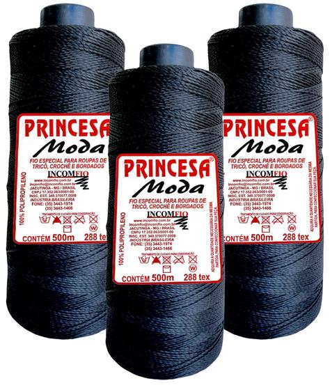 Imagem de Linha princesa moda 3 cones com 500 metros cada