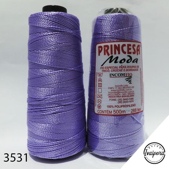 Imagem de Linha Princesa Moda 500m Violeta/crochê / Tranças Para Cabelo
