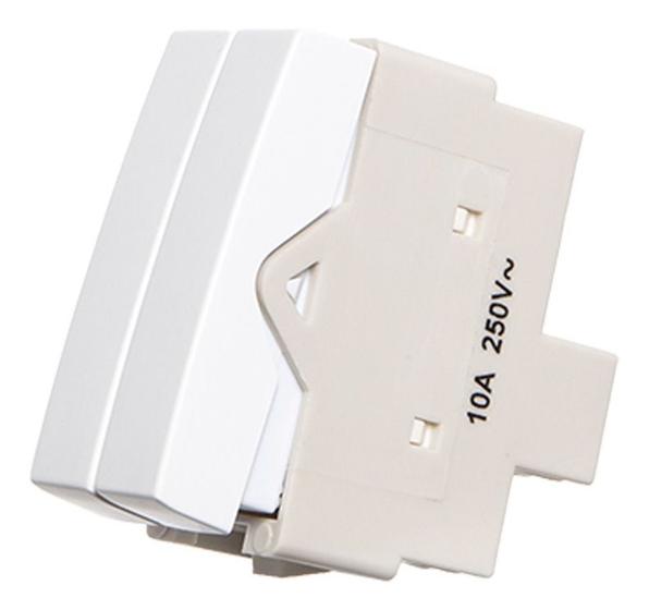 Imagem de Linha Sleek Interruptor Duplo Simples 10a 250v