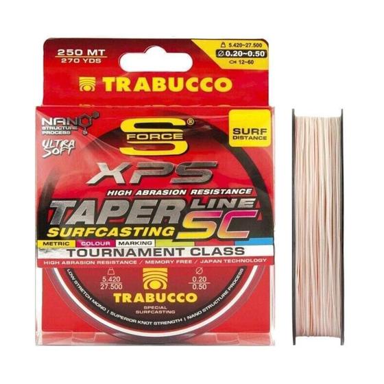 Imagem de Linha Trabucco Xps Taper Line SC Multicolor Surfcasting - 250m