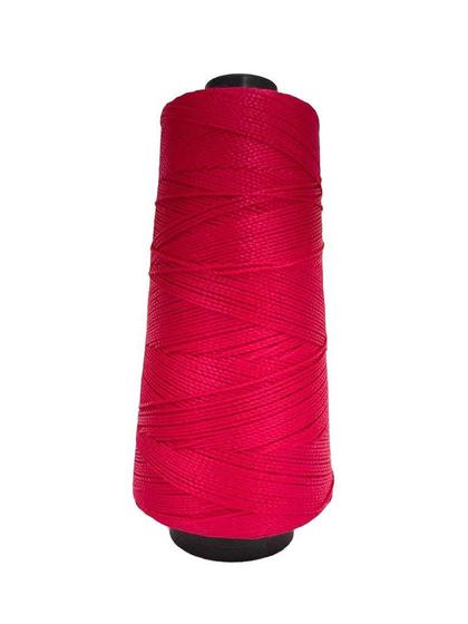 Imagem de Linha Trico Croche 500M Para Trançar Cabelo - Vermelho