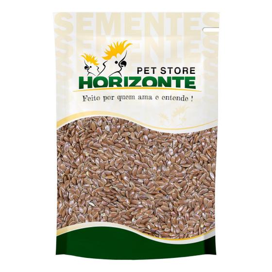 Imagem de Linhaça - 5kg - Horizonte Pet Store - Semente Limpa para Pássaros