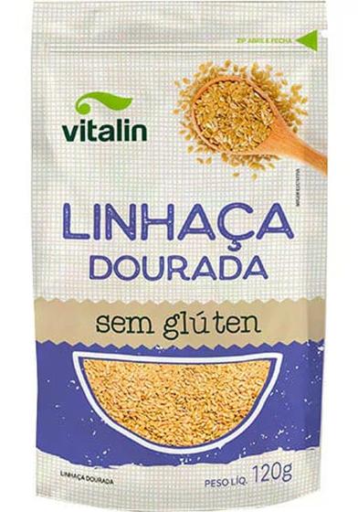 Imagem de Linhaça Dourada Grãos 120G- Vitalin