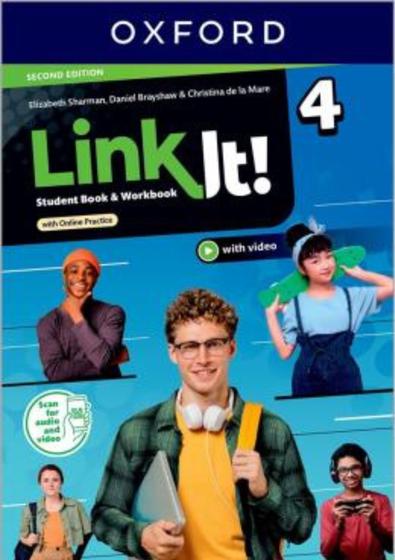 Imagem de LINK IT! 4 - SB AND WB WITH ONLINE PRACTICE - 2º ED (NEW EDITION)