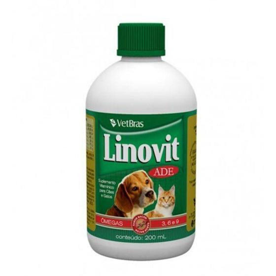 Imagem de Linovit Suplemento Para Cães e Gatos 400 mL - VetBras