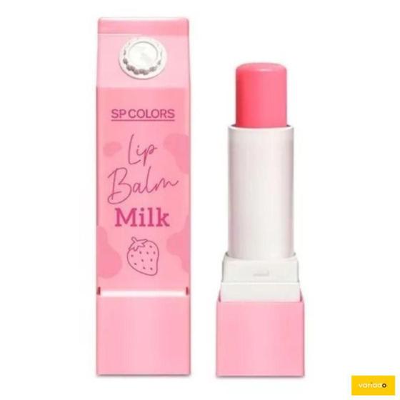 Imagem de Lip Balm Milk Caixinha Leite Hidratante Rosa Medio Spcolors