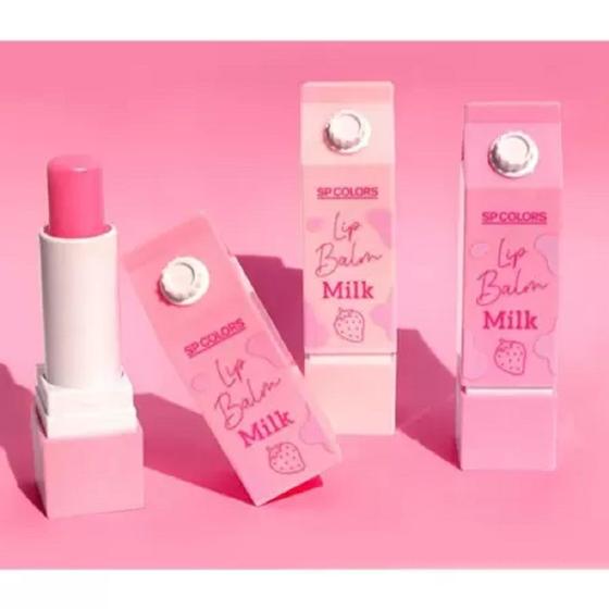 Imagem de Lip Balm Milk Caixinha Leite Rosa Medio Hidratante SPColors