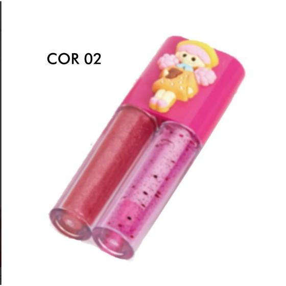 Imagem de Lip Gloss Double Touch Febella