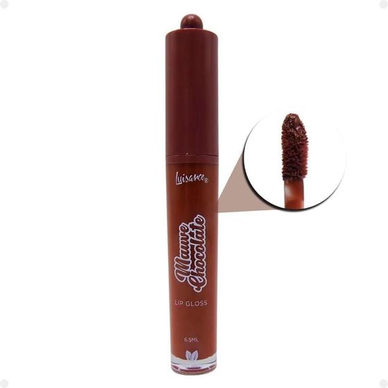 Imagem de Lip Gloss Labial Luisance Mauve Chocolate Cor 3 L3269