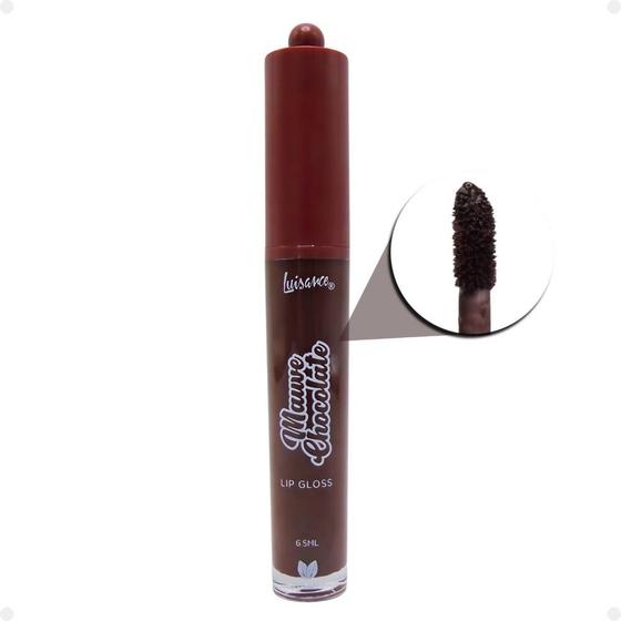 Imagem de Lip Gloss Labial Luisance Mauve Chocolate Cor 4